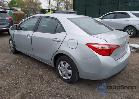 2018 Toyota Corolla Le из США, поврежденный, VIN 2T1BURHEXJC031295